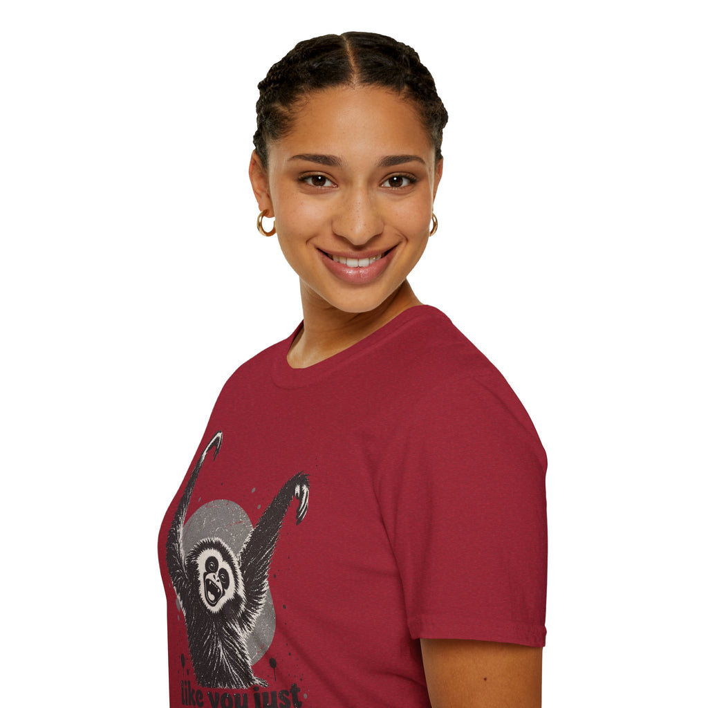 Gibbon 'Like You Just Don't Care' Graphic T-Shirt