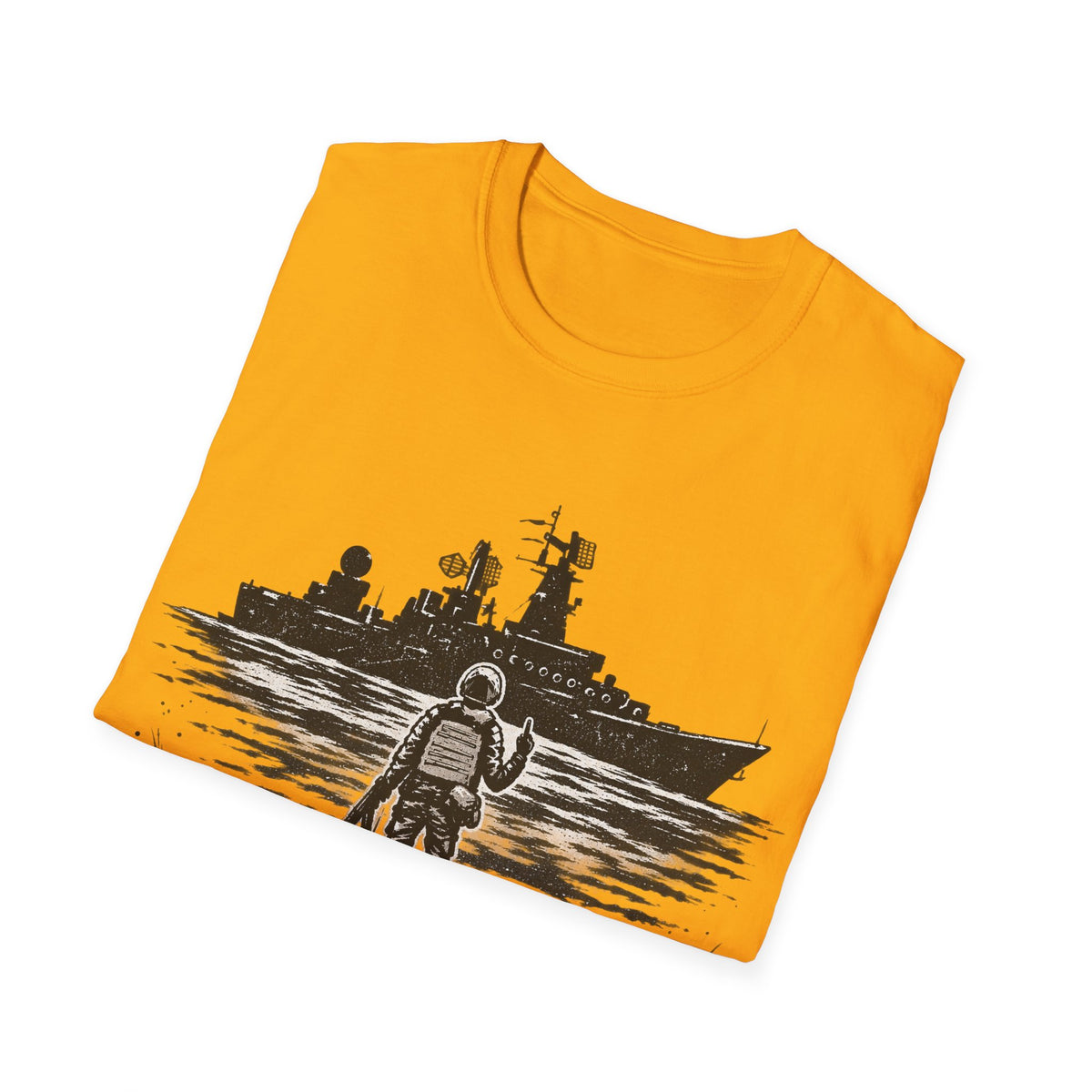 Graphic T-Shirt — "Russian Warship, Go F*** Yourself" Protest Tee