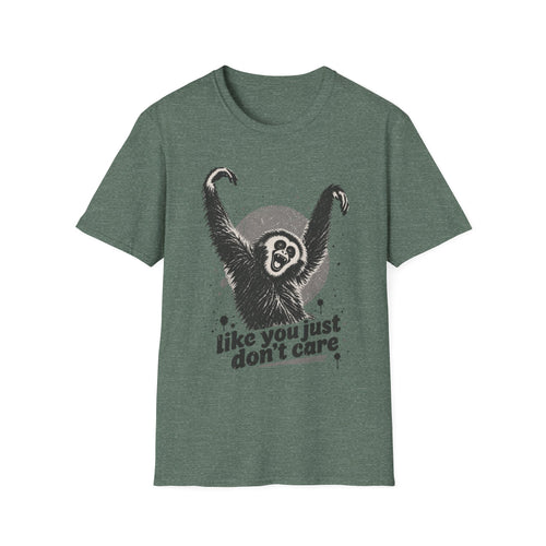 Gibbon 'Like You Just Don't Care' Graphic T-Shirt