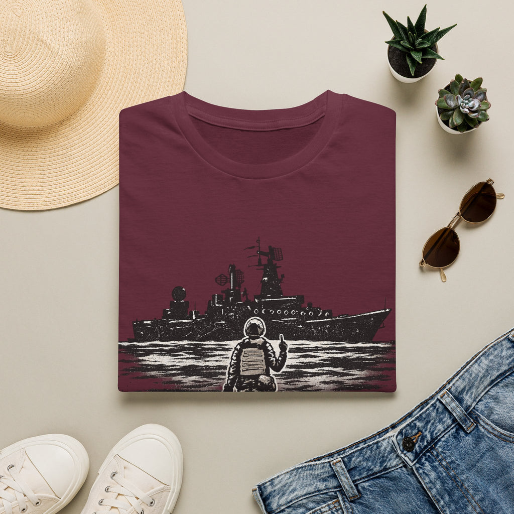 Graphic T-Shirt — "Russian Warship, Go F*** Yourself" Protest Tee
