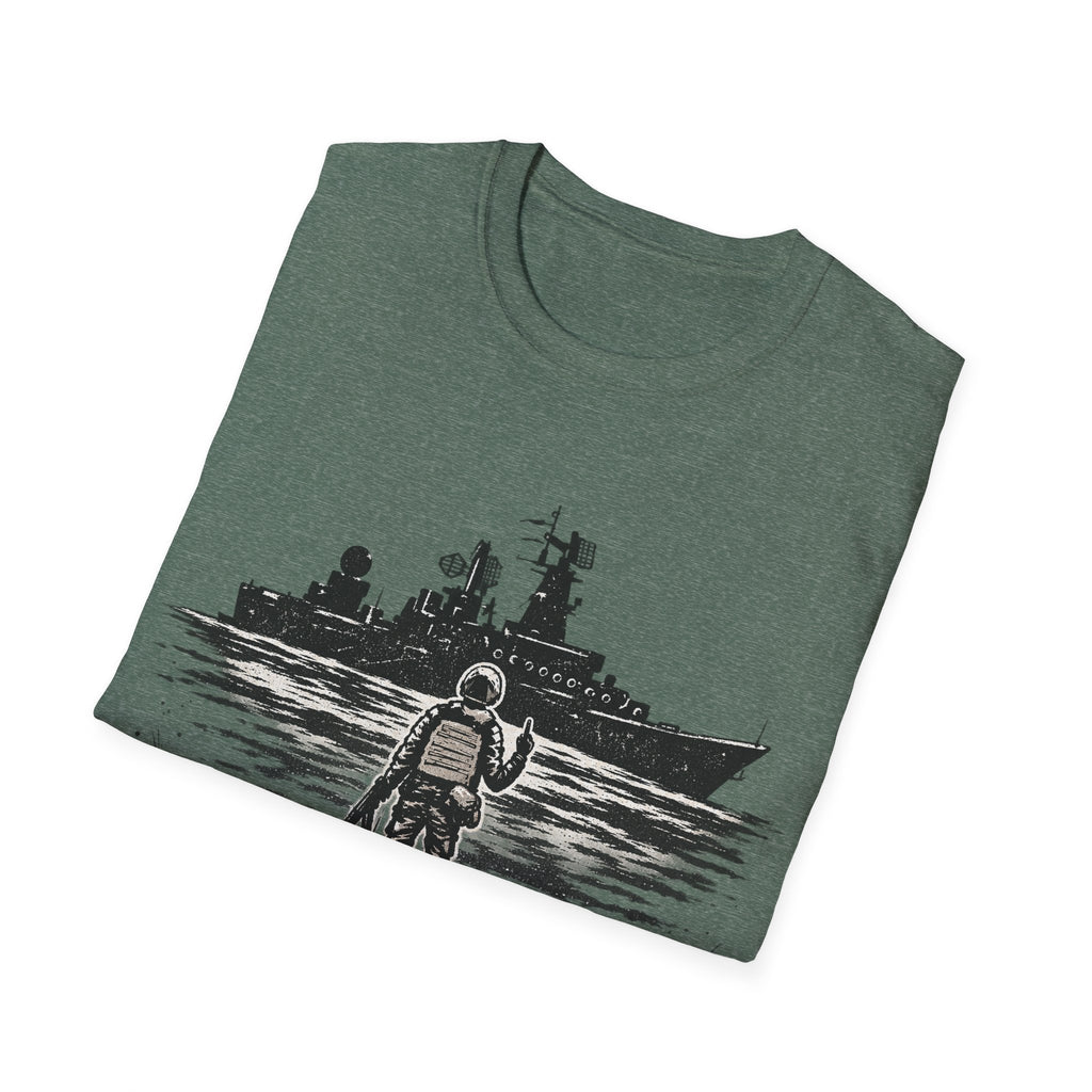 Graphic T-Shirt — "Russian Warship, Go F*** Yourself" Protest Tee