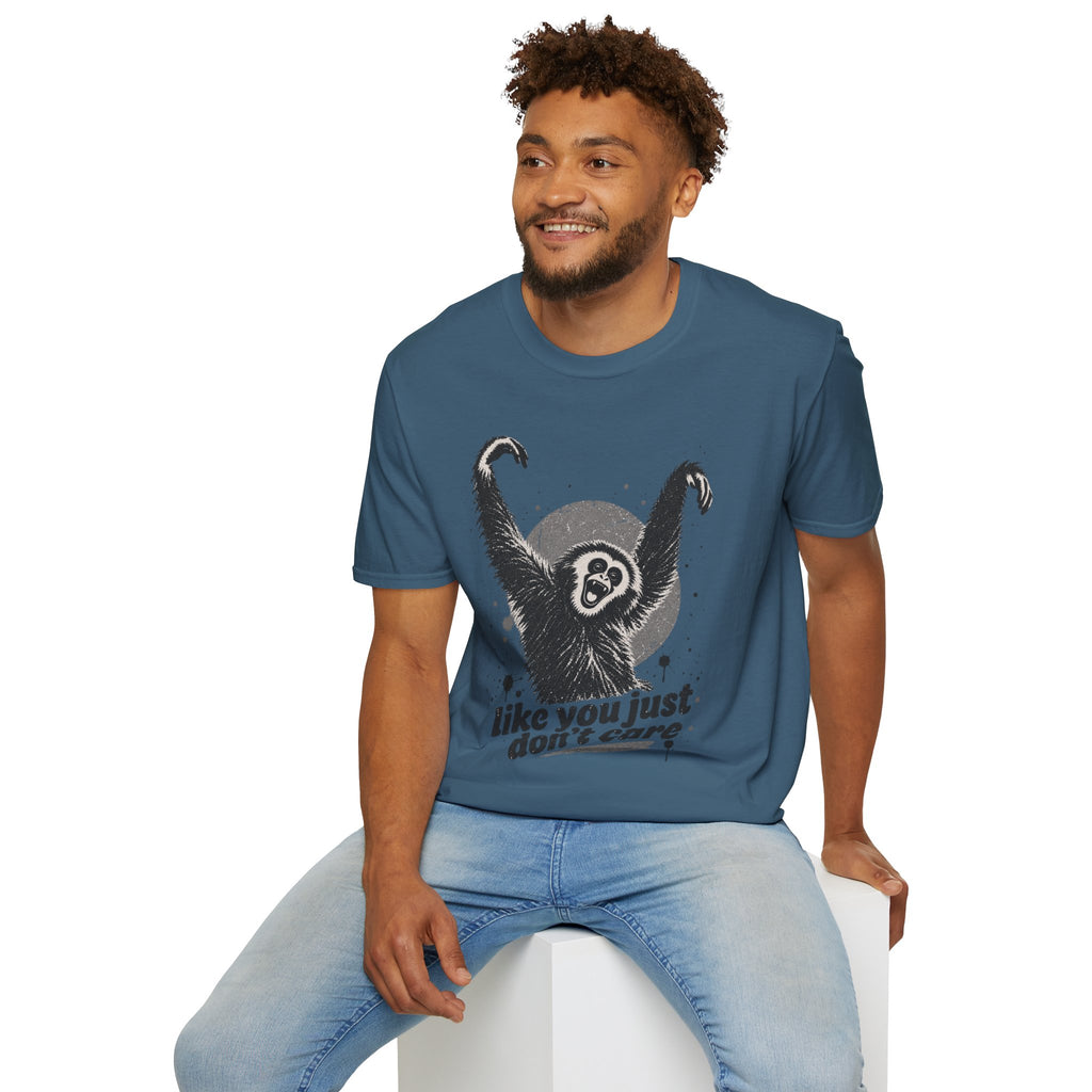 Gibbon 'Like You Just Don't Care' Graphic T-Shirt