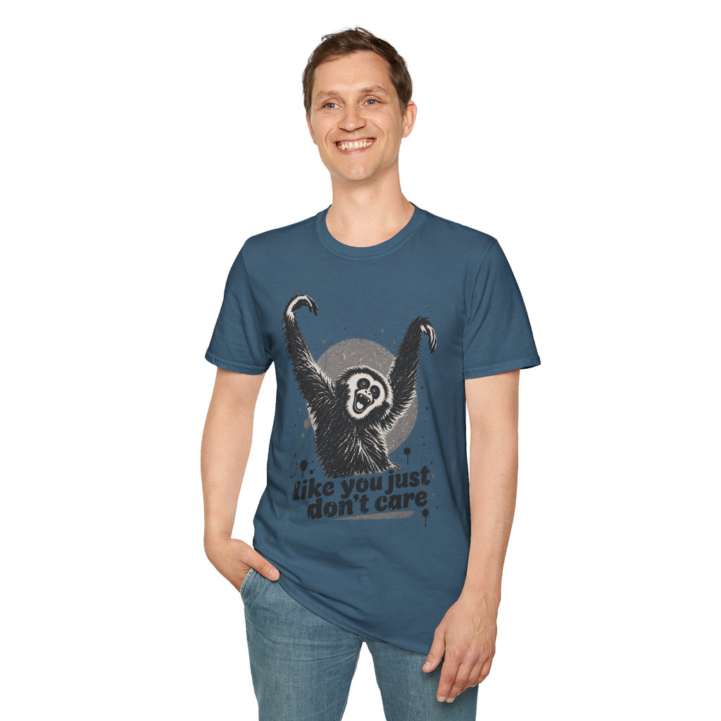 Gibbon 'Like You Just Don't Care' Graphic T-Shirt