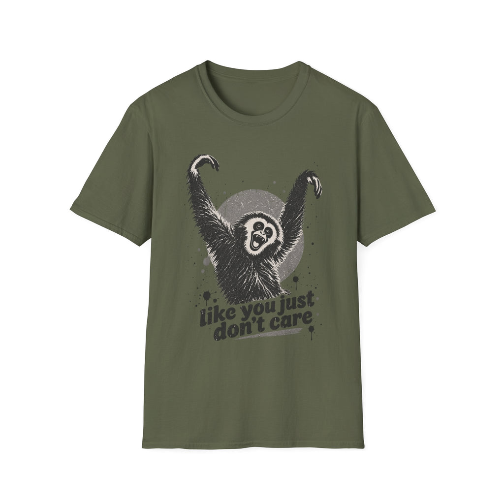 Gibbon 'Like You Just Don't Care' Graphic T-Shirt