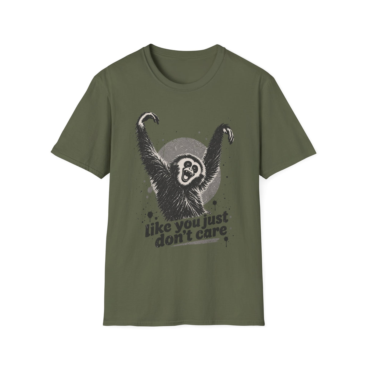 Gibbon 'Like You Just Don't Care' Graphic T-Shirt