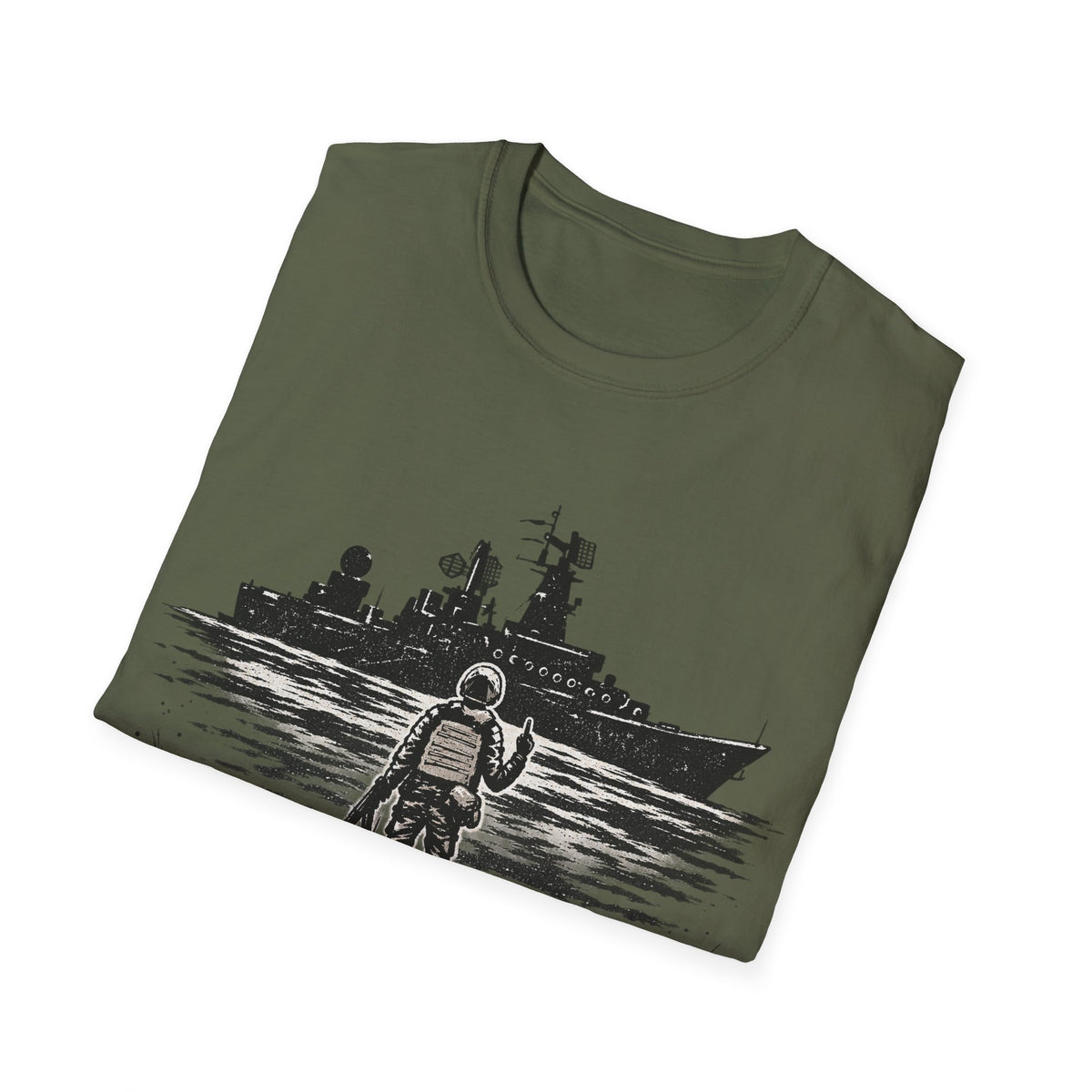 Graphic T-Shirt — "Russian Warship, Go F*** Yourself" Protest Tee